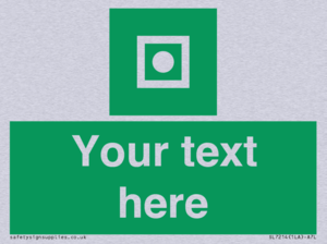 Custom sign safe condition Shipboard general alarm